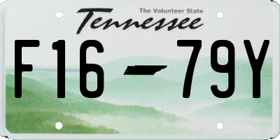 TN license plate F1679Y