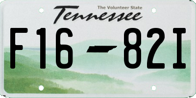 TN license plate F1682I