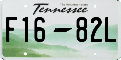 TN license plate F1682L