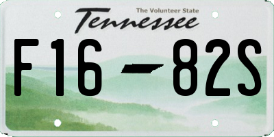 TN license plate F1682S