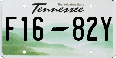 TN license plate F1682Y