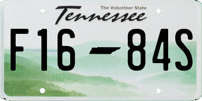 TN license plate F1684S