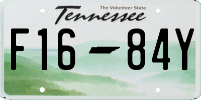 TN license plate F1684Y