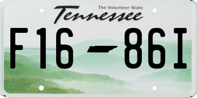 TN license plate F1686I