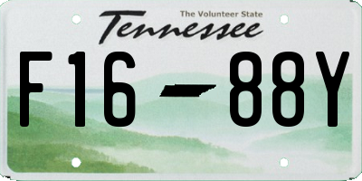 TN license plate F1688Y