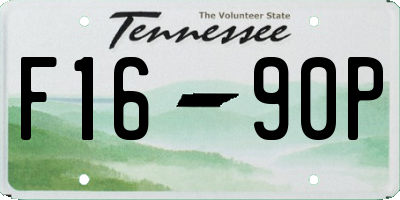 TN license plate F1690P