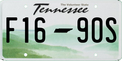 TN license plate F1690S