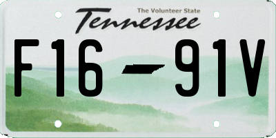 TN license plate F1691V