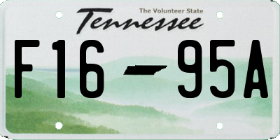 TN license plate F1695A