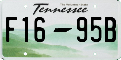 TN license plate F1695B