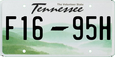 TN license plate F1695H