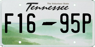 TN license plate F1695P