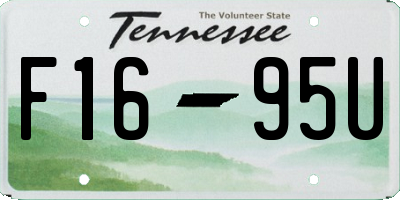 TN license plate F1695U