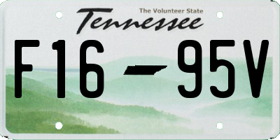 TN license plate F1695V