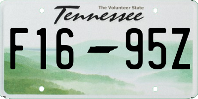 TN license plate F1695Z