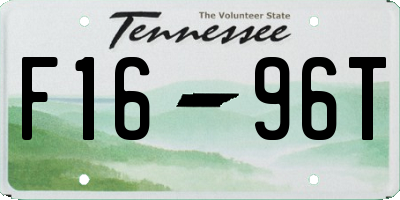 TN license plate F1696T