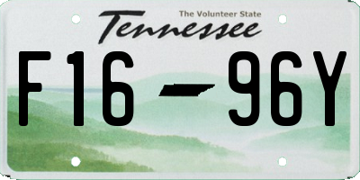 TN license plate F1696Y