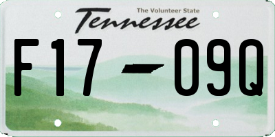 TN license plate F1709Q