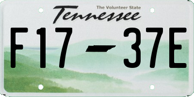 TN license plate F1737E