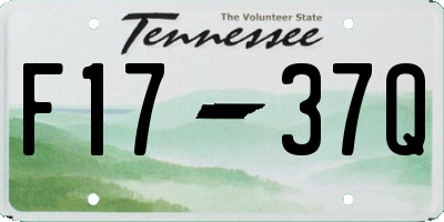 TN license plate F1737Q
