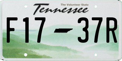 TN license plate F1737R