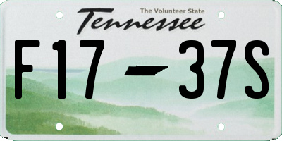 TN license plate F1737S
