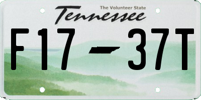 TN license plate F1737T