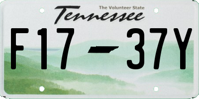 TN license plate F1737Y