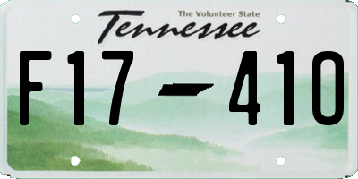 TN license plate F1741O