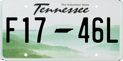 TN license plate F1746L
