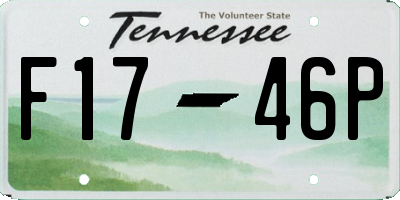 TN license plate F1746P