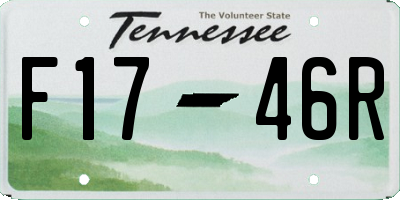 TN license plate F1746R