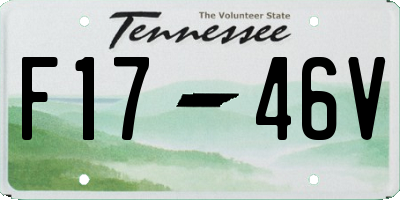 TN license plate F1746V