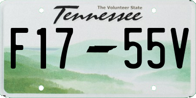 TN license plate F1755V