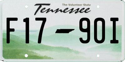 TN license plate F1790I