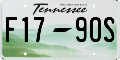 TN license plate F1790S