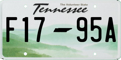 TN license plate F1795A