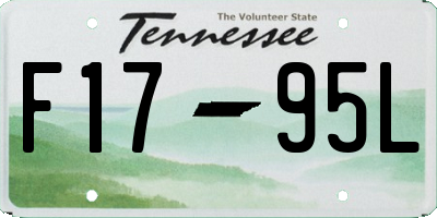 TN license plate F1795L