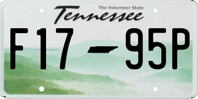 TN license plate F1795P