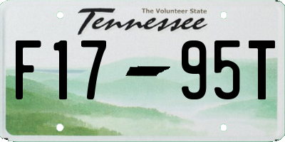 TN license plate F1795T