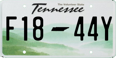 TN license plate F1844Y