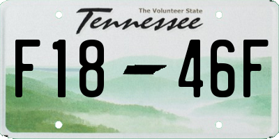 TN license plate F1846F
