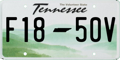 TN license plate F1850V