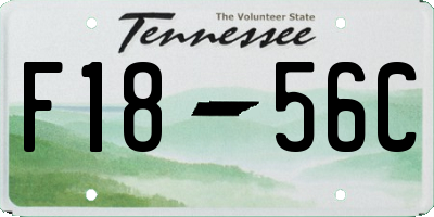TN license plate F1856C