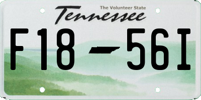 TN license plate F1856I