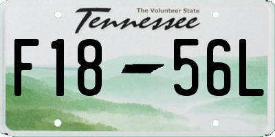 TN license plate F1856L