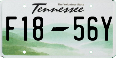 TN license plate F1856Y