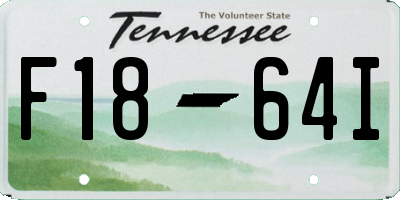 TN license plate F1864I
