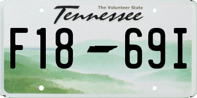 TN license plate F1869I