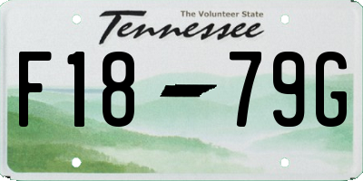 TN license plate F1879G